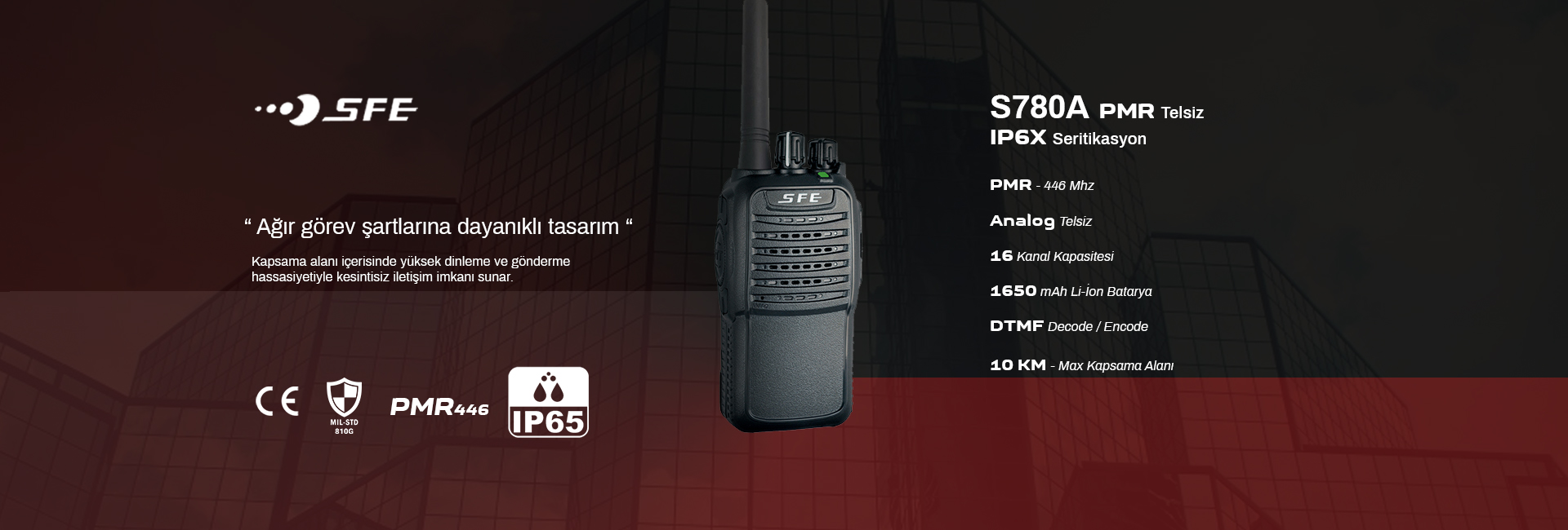 sfe s780a pmr telsiz